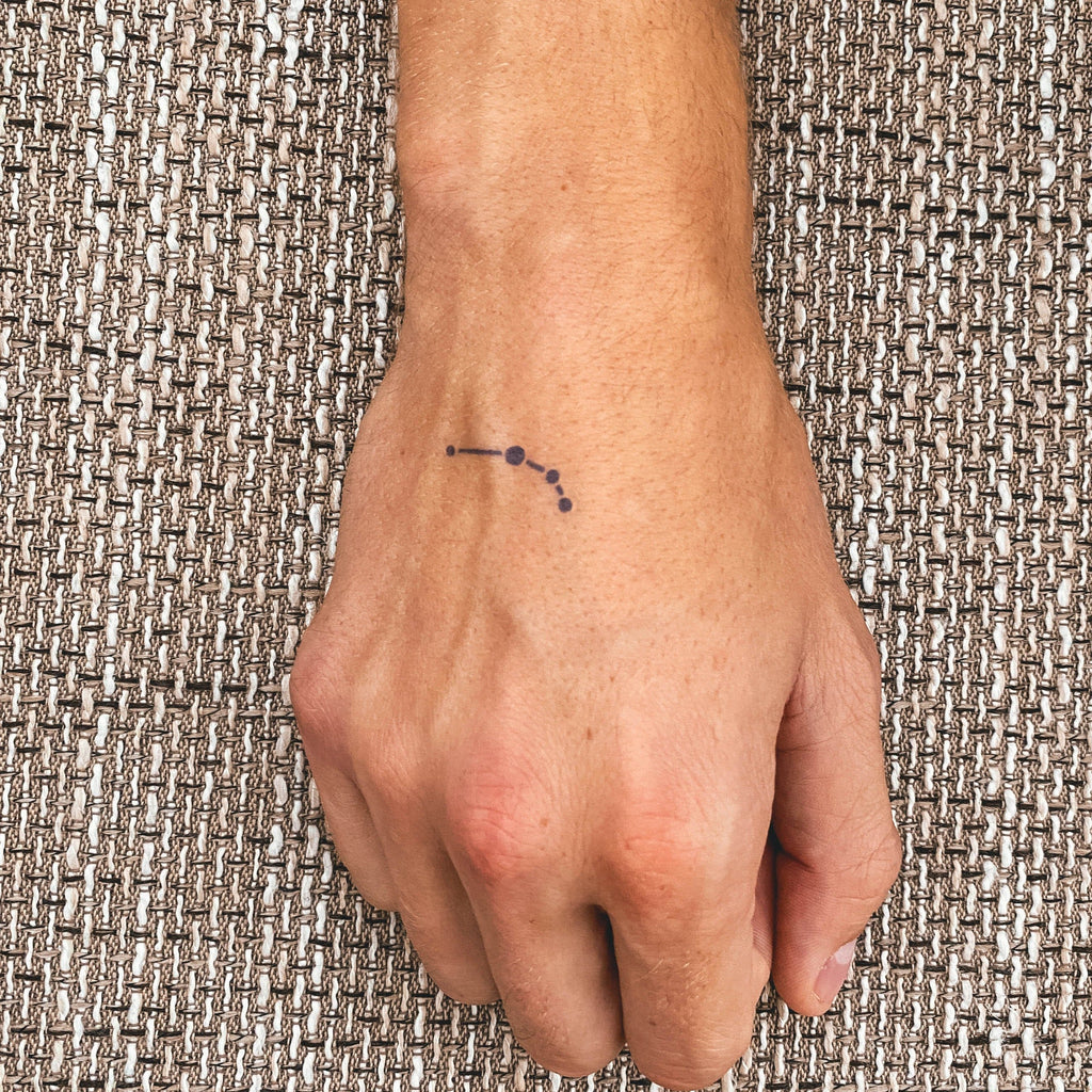 Alvin Masaganda tattoo - Aries symbol with constellation  #inkspirationalarttattoo #inkspirationaltattoo #almightyvin #aries # ariestattoo #ariessymbol #zodiacsymbols #lines #constellation  #constellationtattoo #sampaloctattooartist #sampaloctattooshop ...